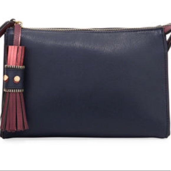 Large Pebbled Leather Clutch/Wristlet Purse, Bag - Picture 3 of 7